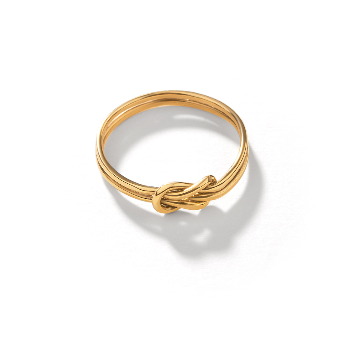 WR705 انگشتر طلا گره کوچک