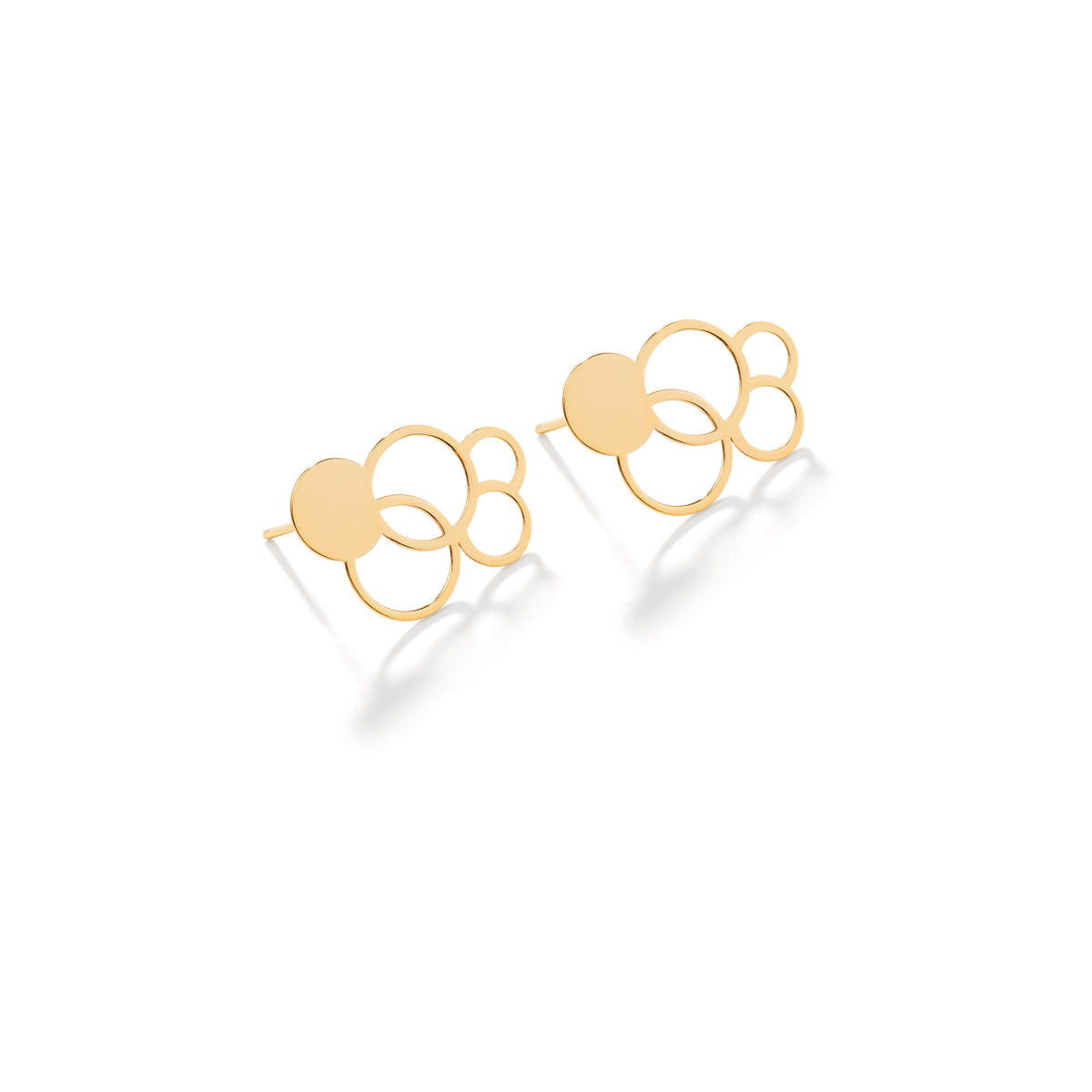 گوشواره طلا چند دایره