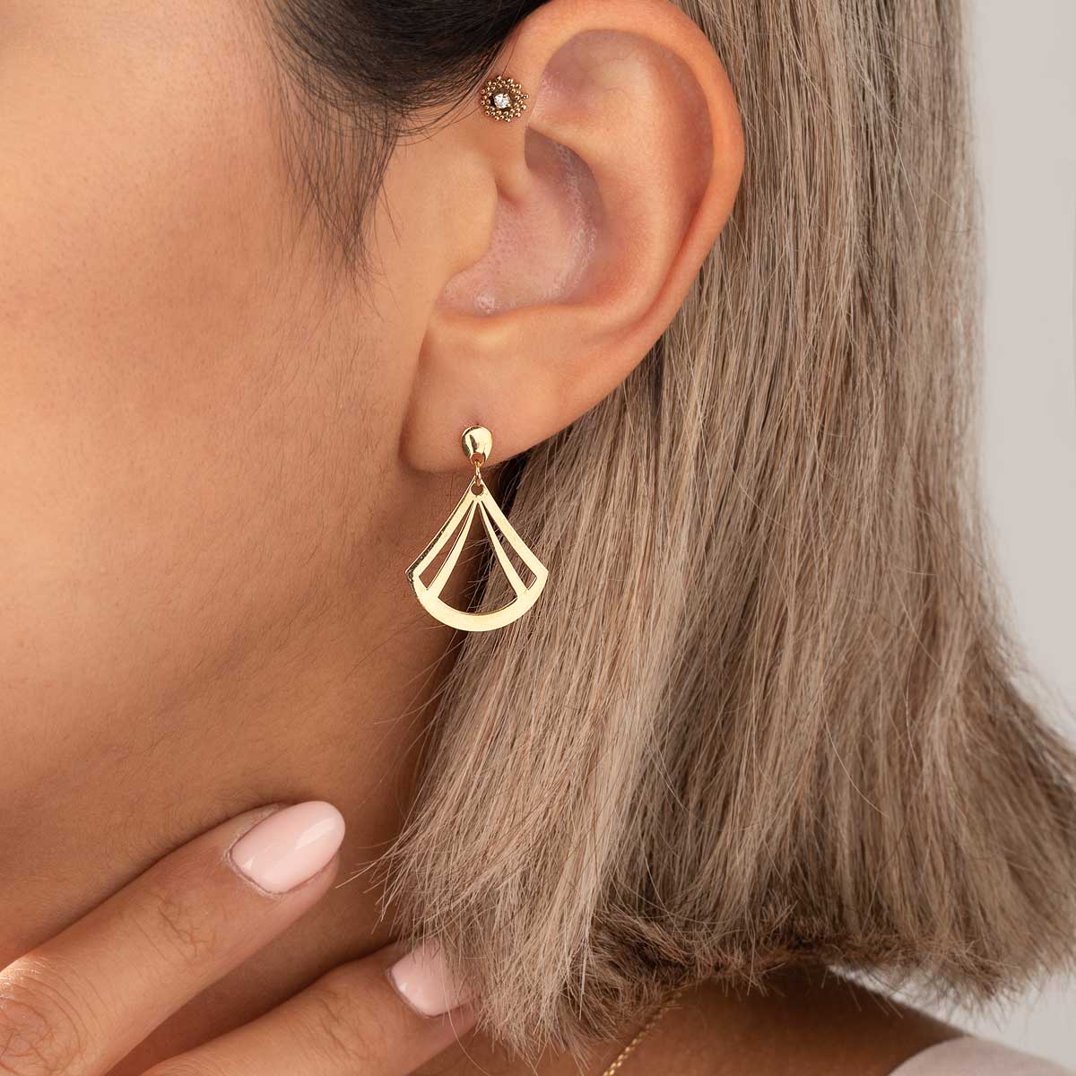 گوشواره طلا هاله