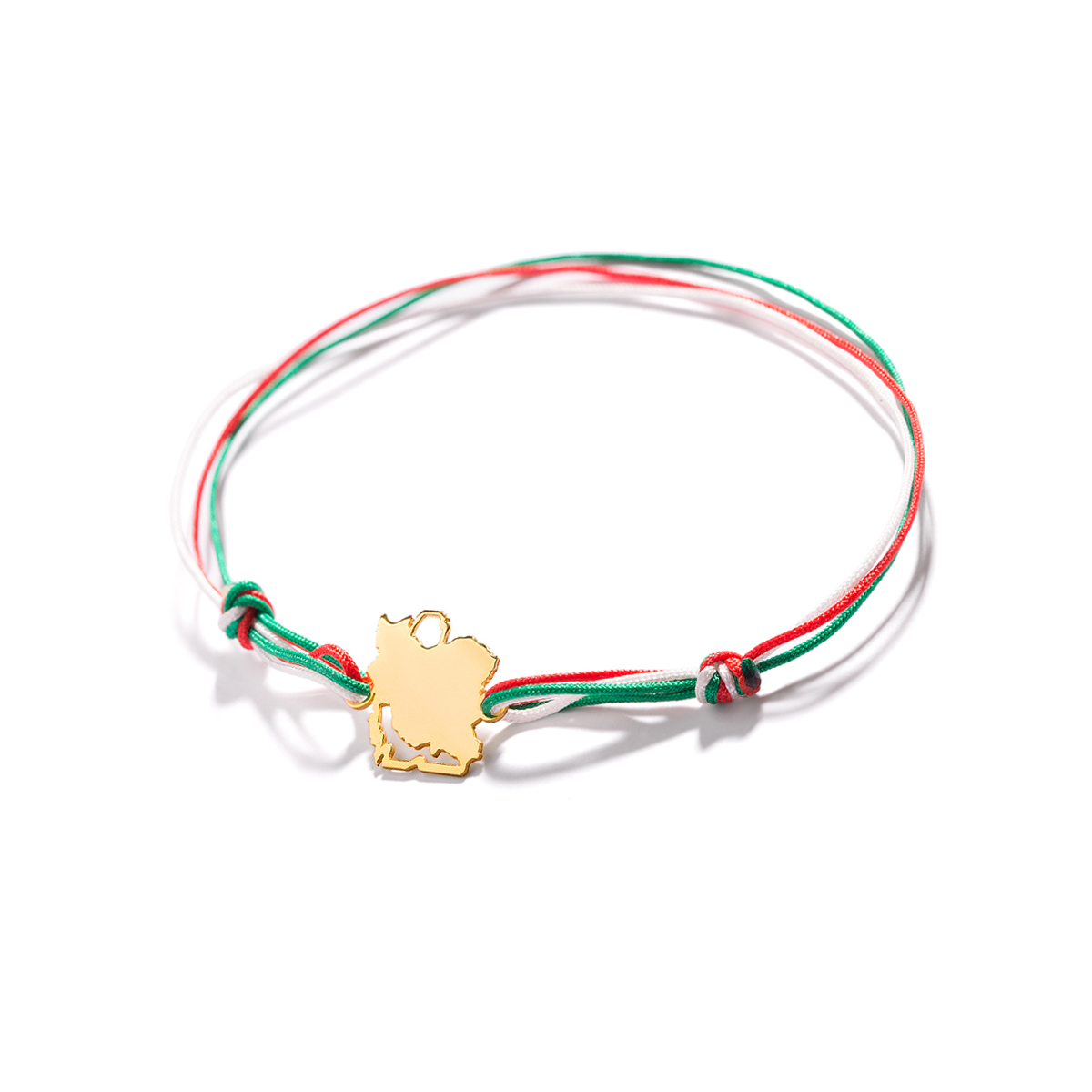 دستبند طلا بافت نقشه ایران