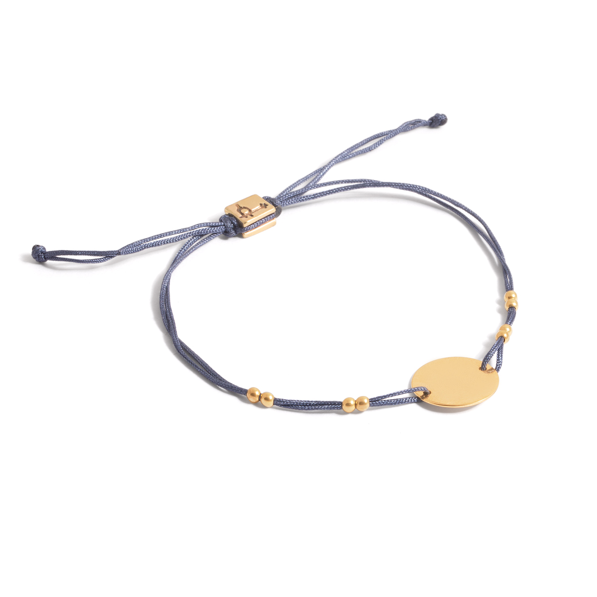 Carved circle gold bracelet g