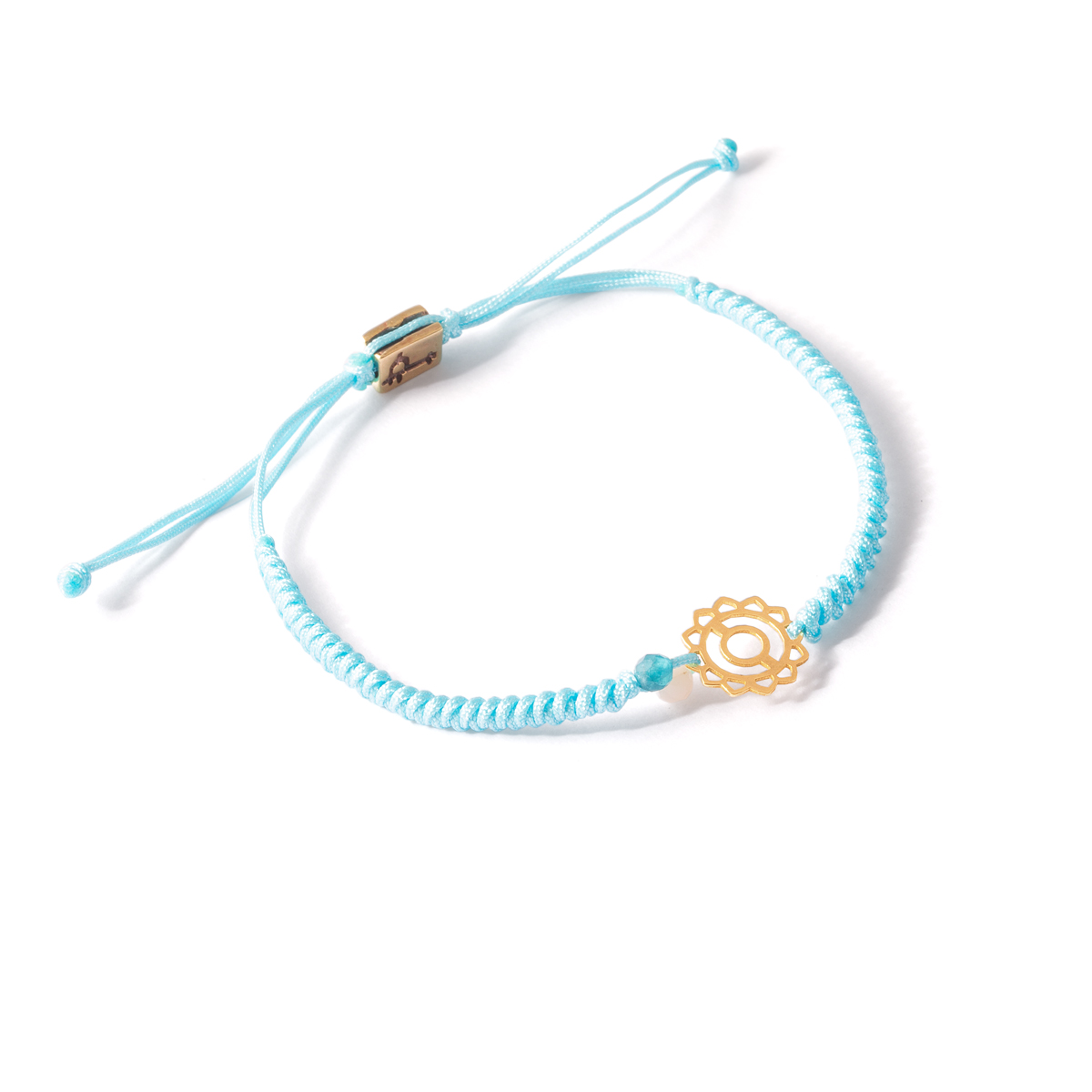 Chakra woven gold bracelet g