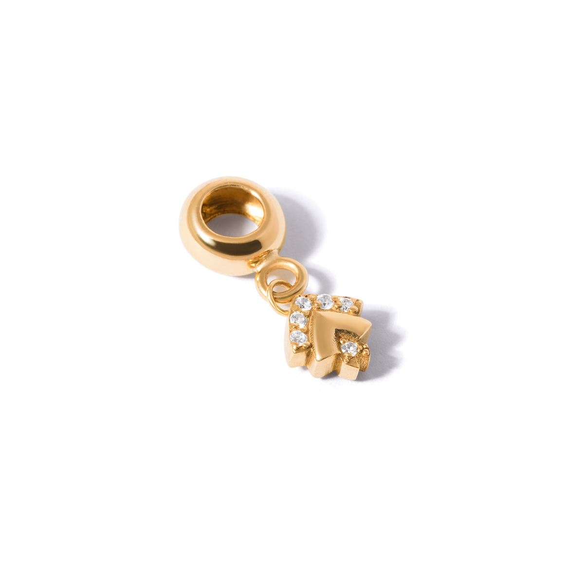 Pandora pine gold pendant g