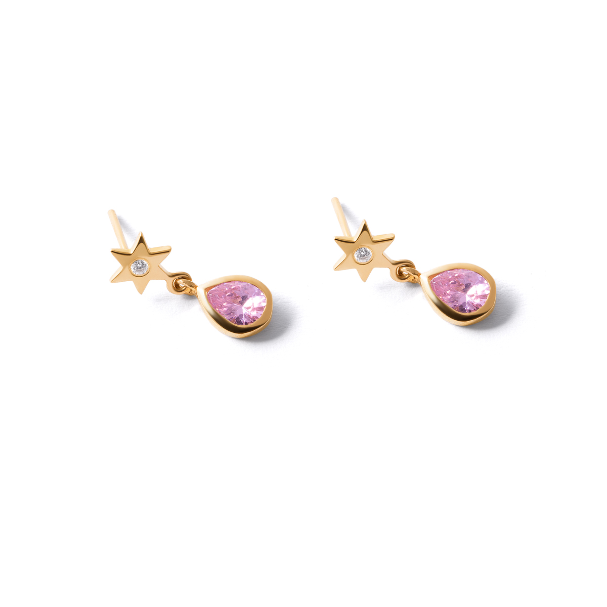 Kanis star gold earrings g