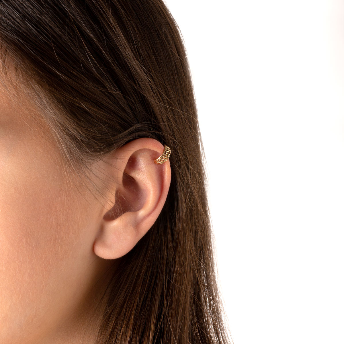 ایر کاف ”ear cuff” طلا نقطه