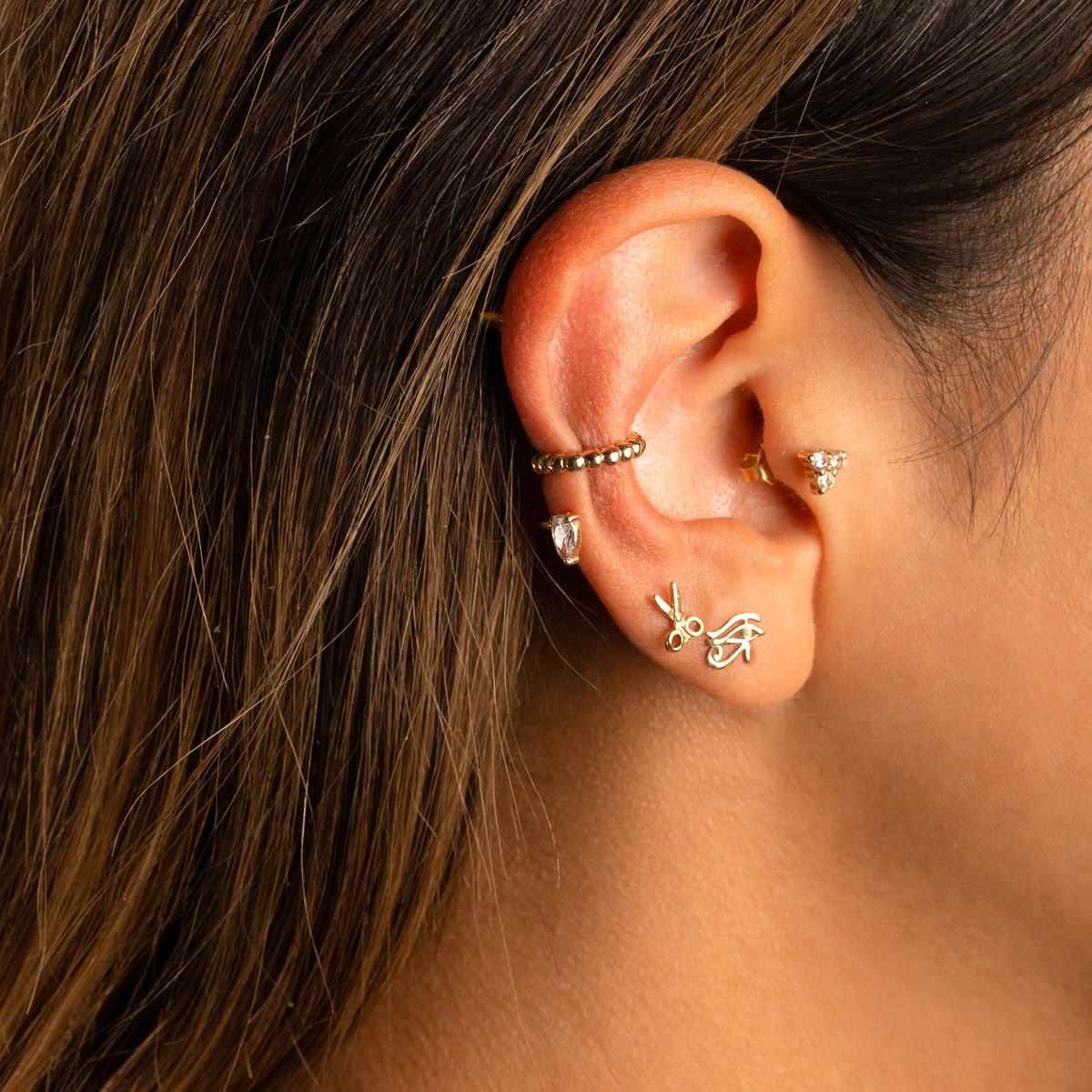 ایر کاف ”ear cuff” طلا تک مارکیز