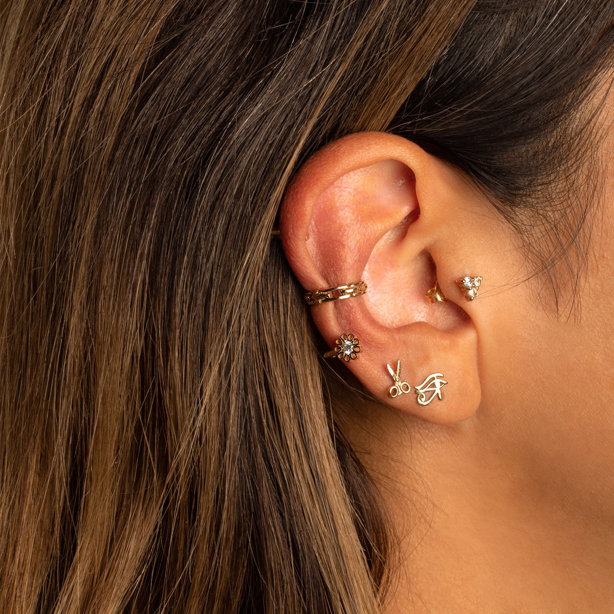 ایر کاف طلا ”ear cuff” آریشیدا