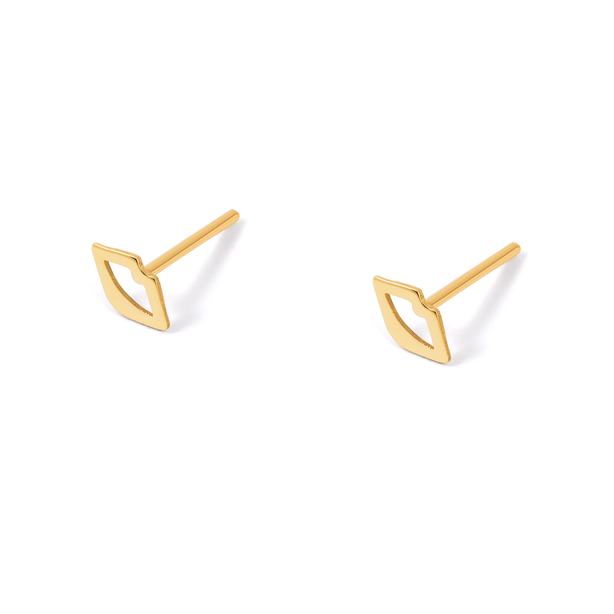 Smile gold earrings g