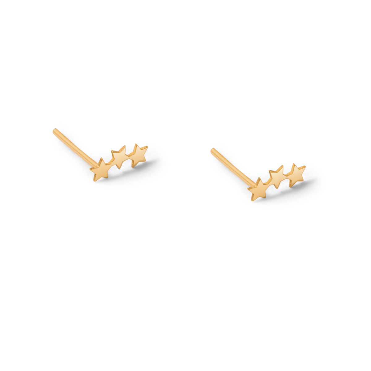Ultrama star gold earrings g
