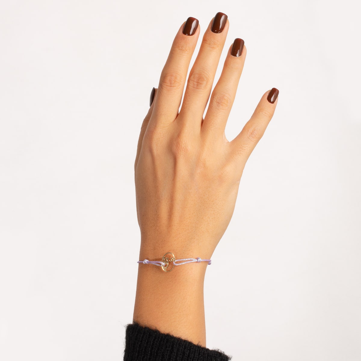 دستبند طلا بافت هیچ - تصویر 5