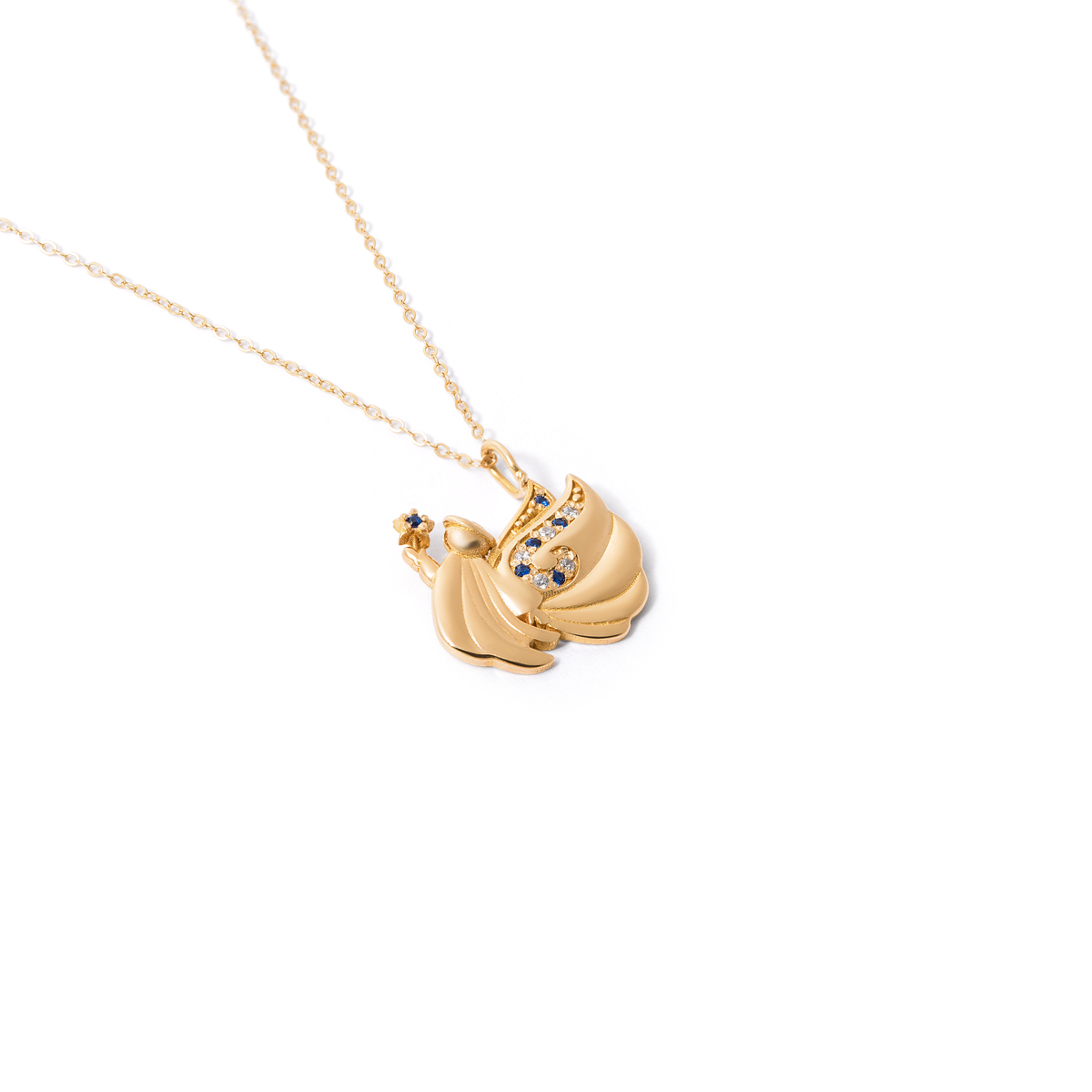 Arsine gold necklace g