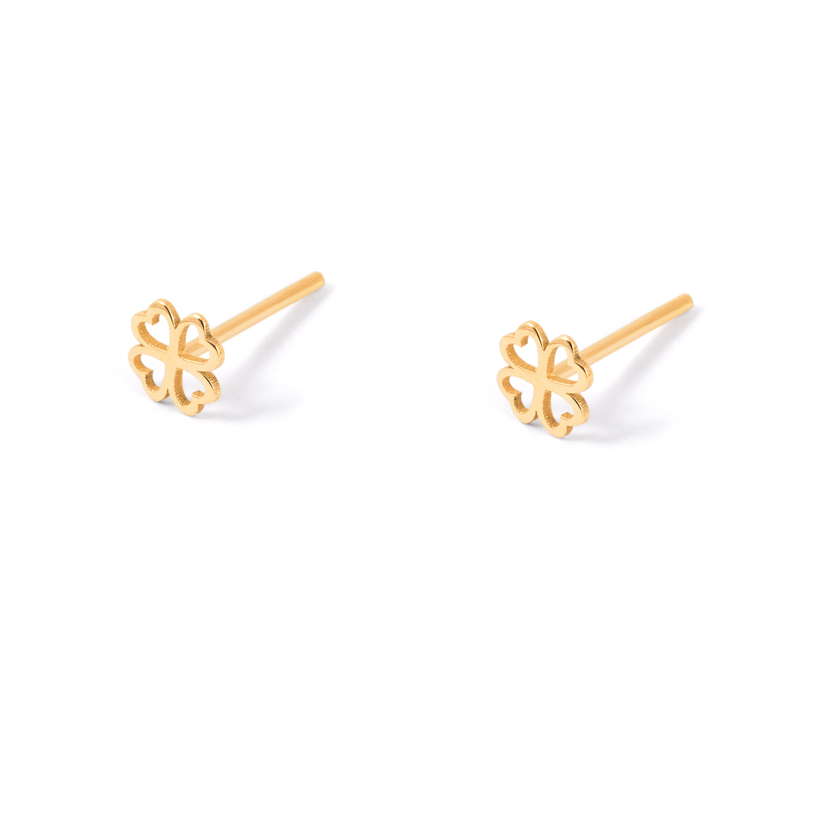 Clover gold earrings g