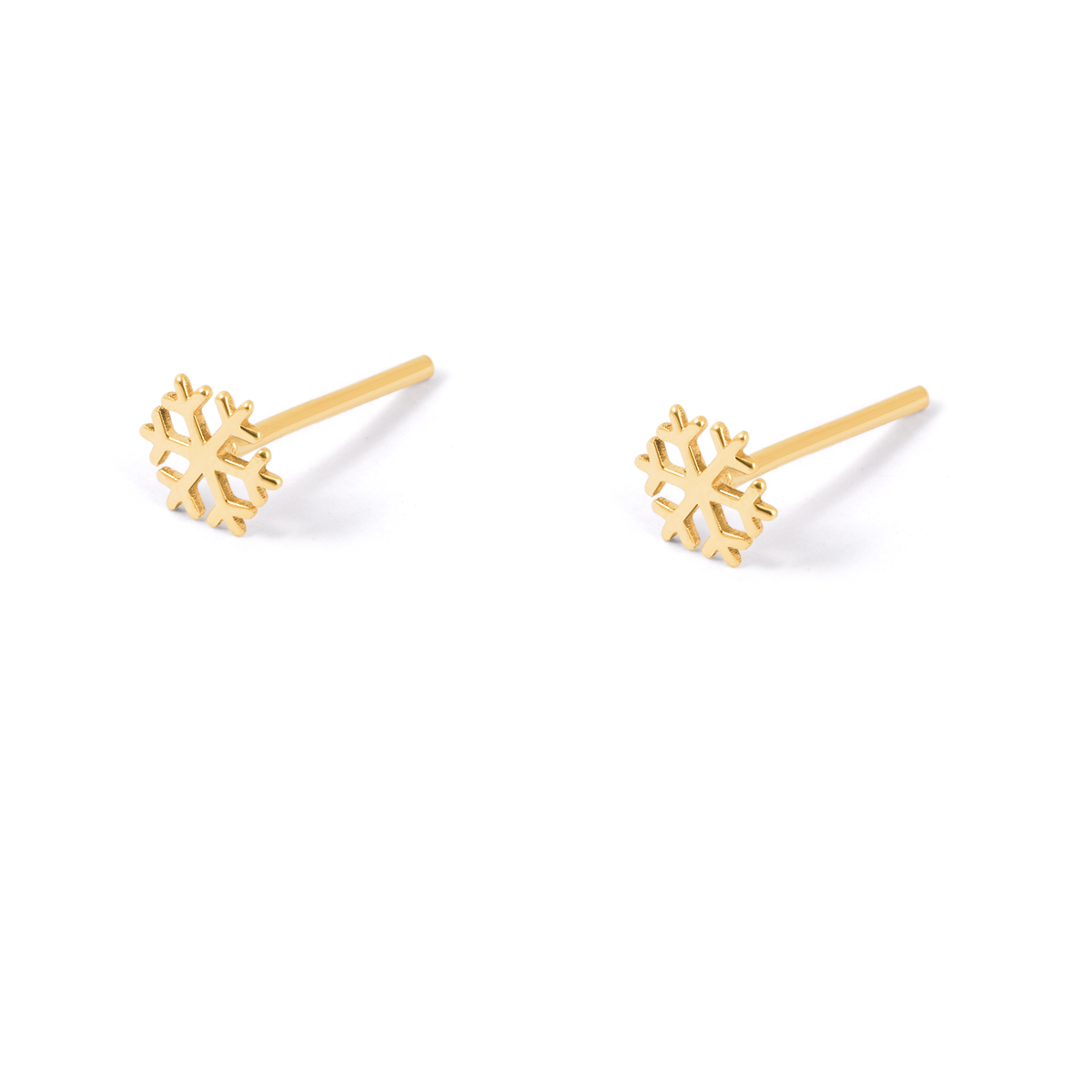 Snow gold earrings g