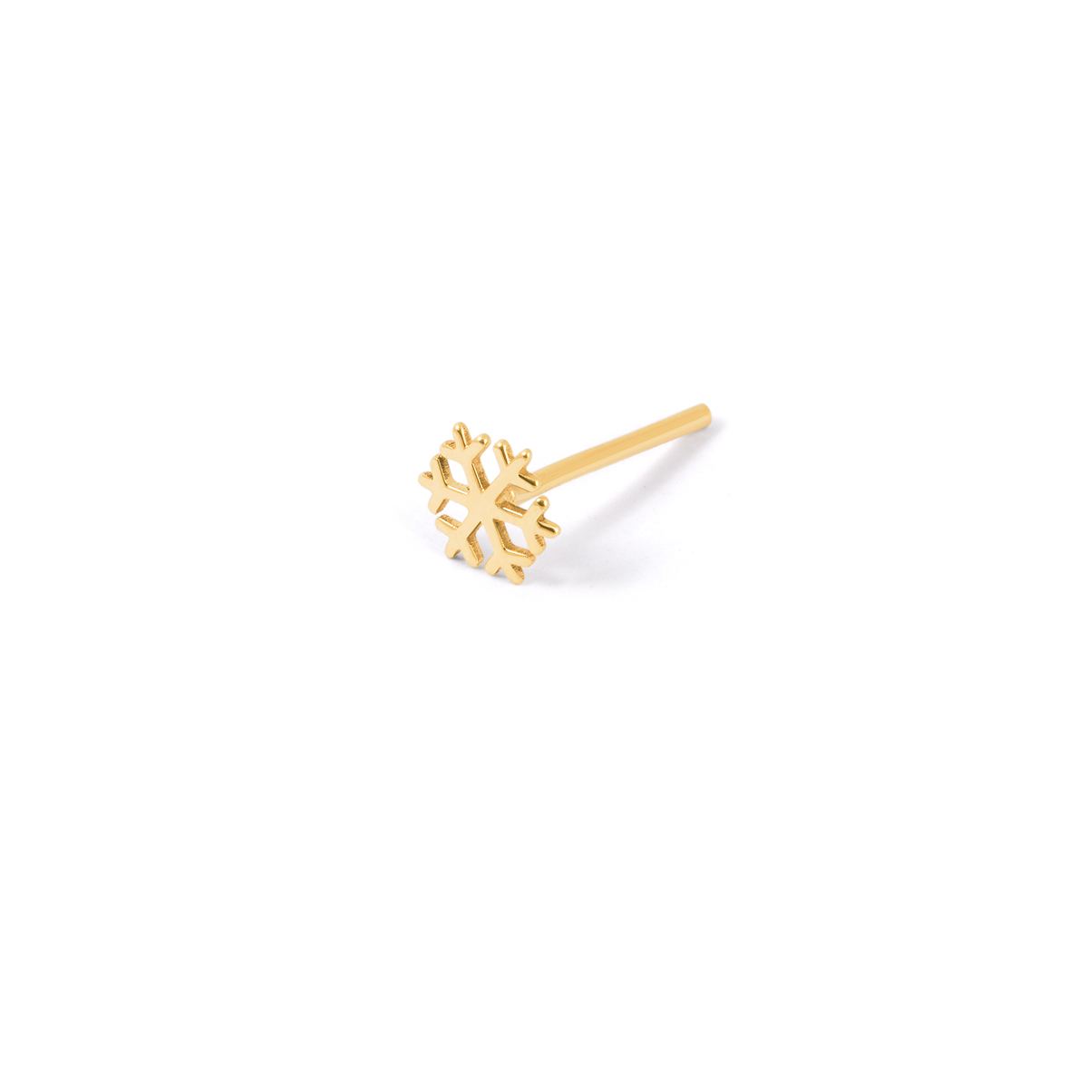 Snow gold single earring g