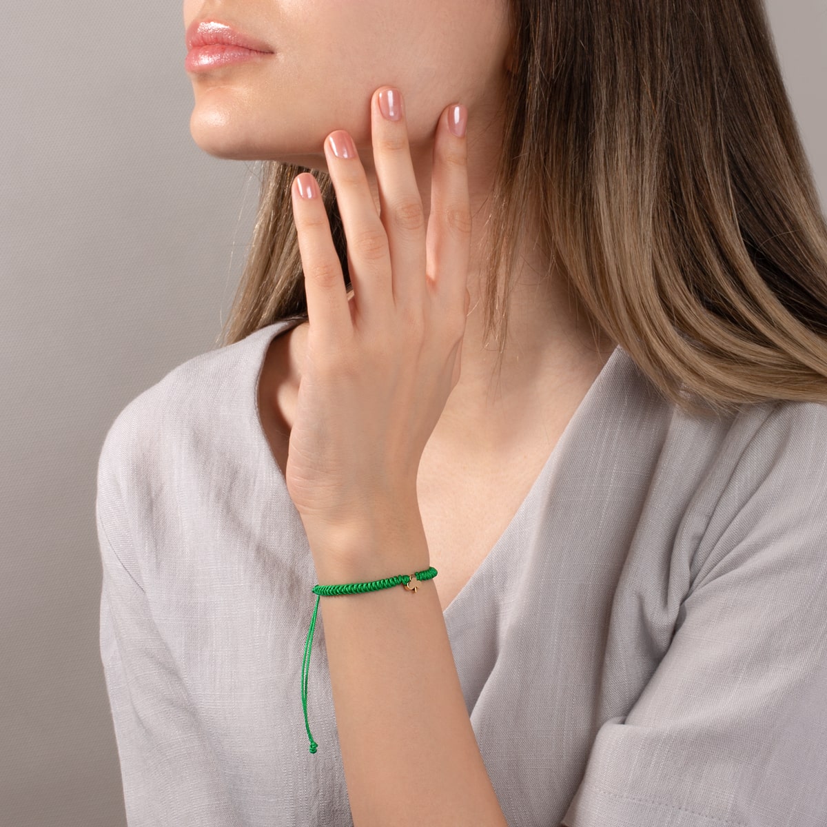 دستبند طلا بافت خاج - تصویر 3