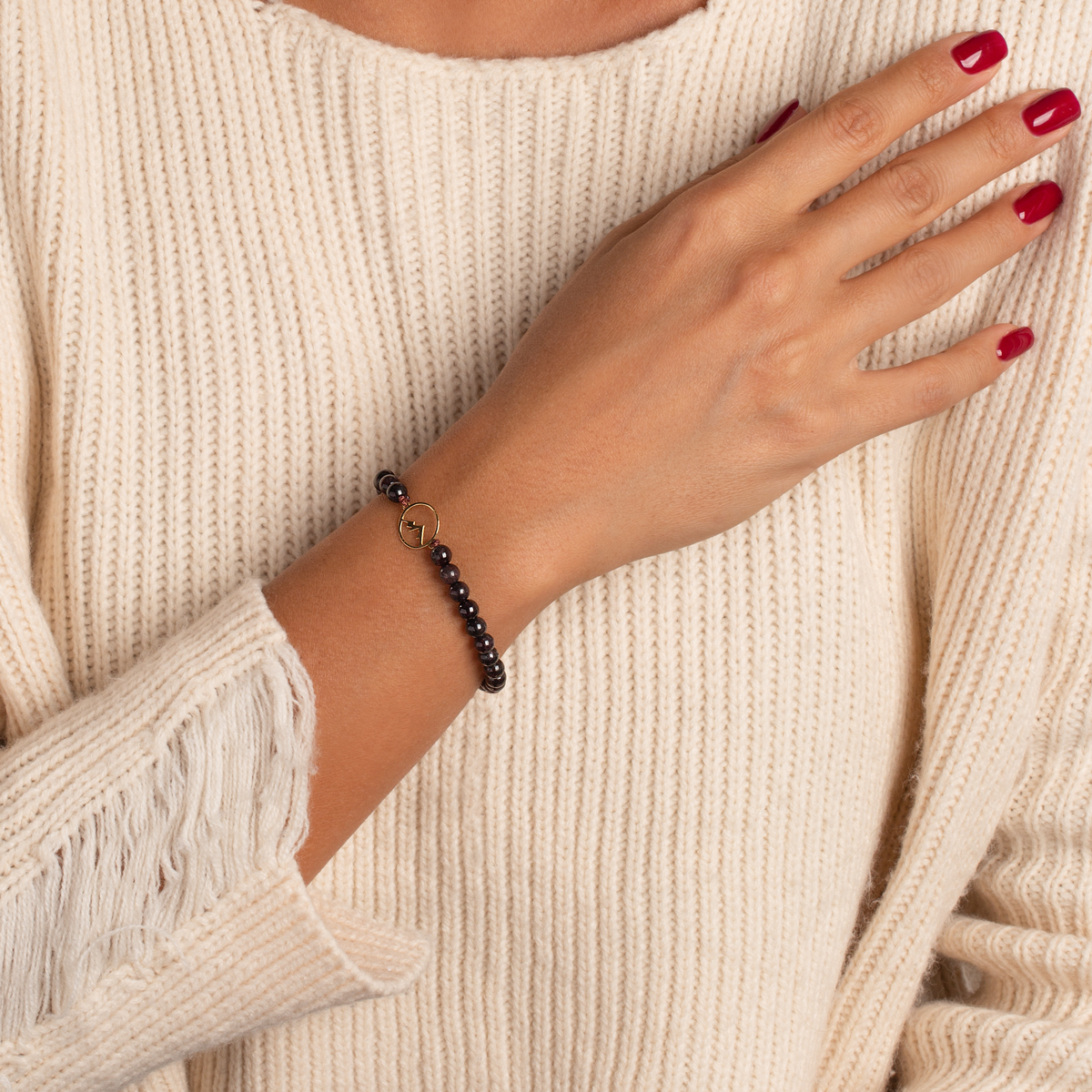 دستبند طلا سنگی کوه - تصویر 3