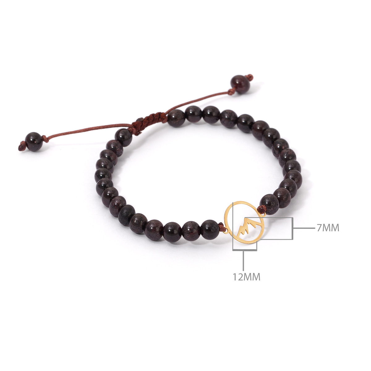 دستبند طلا سنگی کوه - تصویر 4