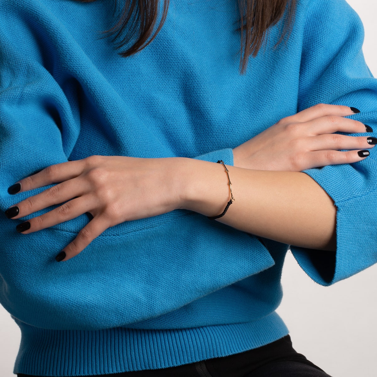 دستبند طلا بافت خط آرسام - تصویر 4