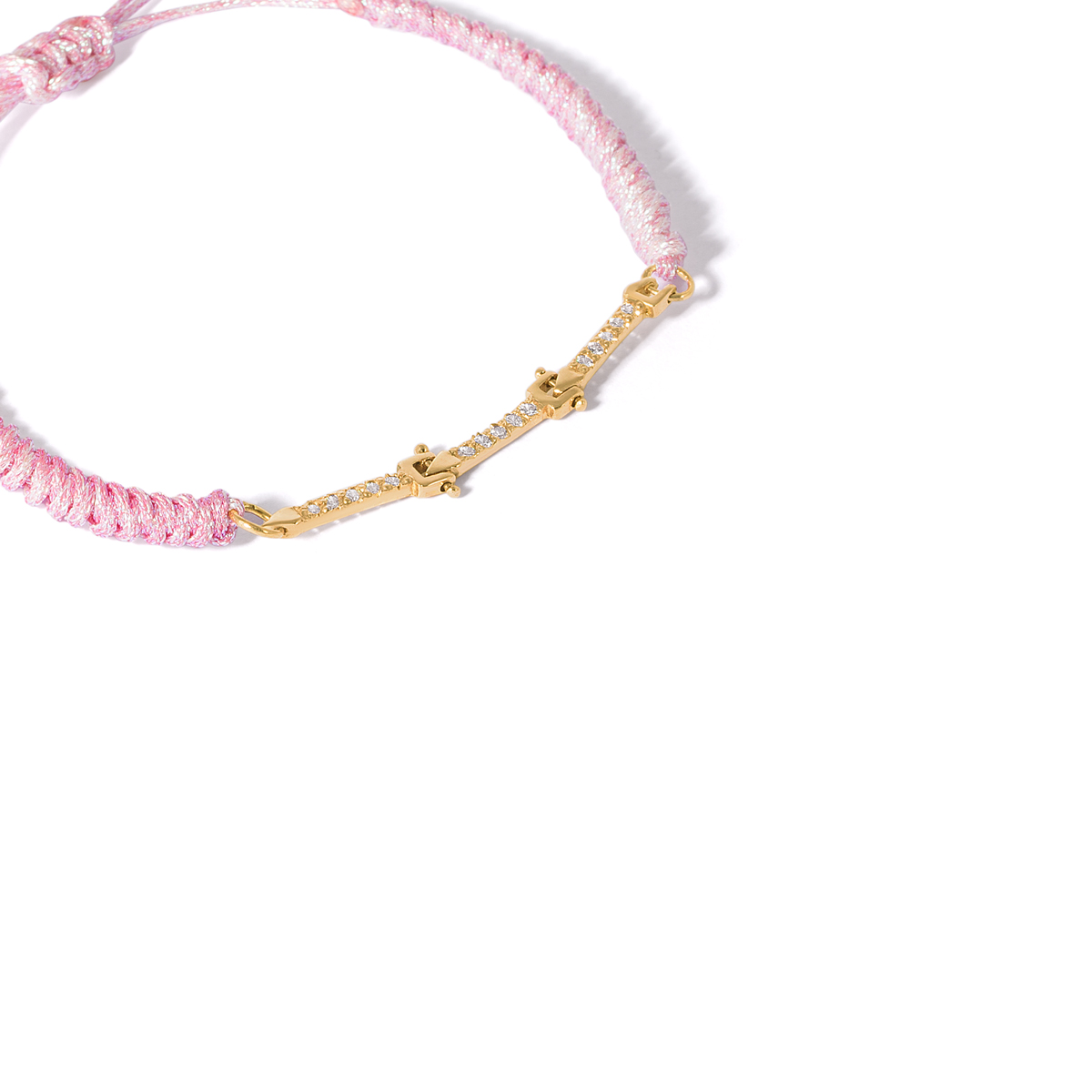 دستبند طلا بافت خط دارینا - تصویر 6