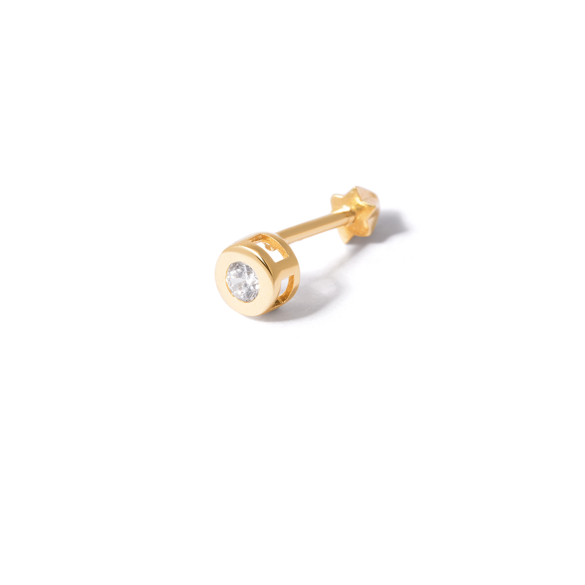 Single Luna gold piercing g