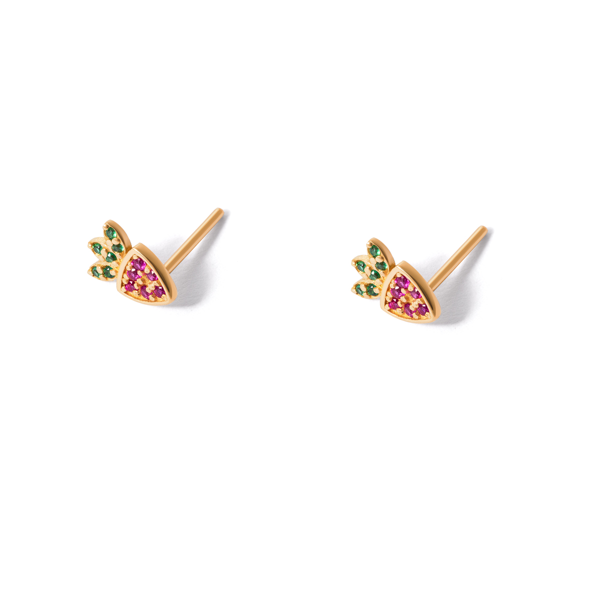 Strawberry gold earrings g Strawberry gold earrings g