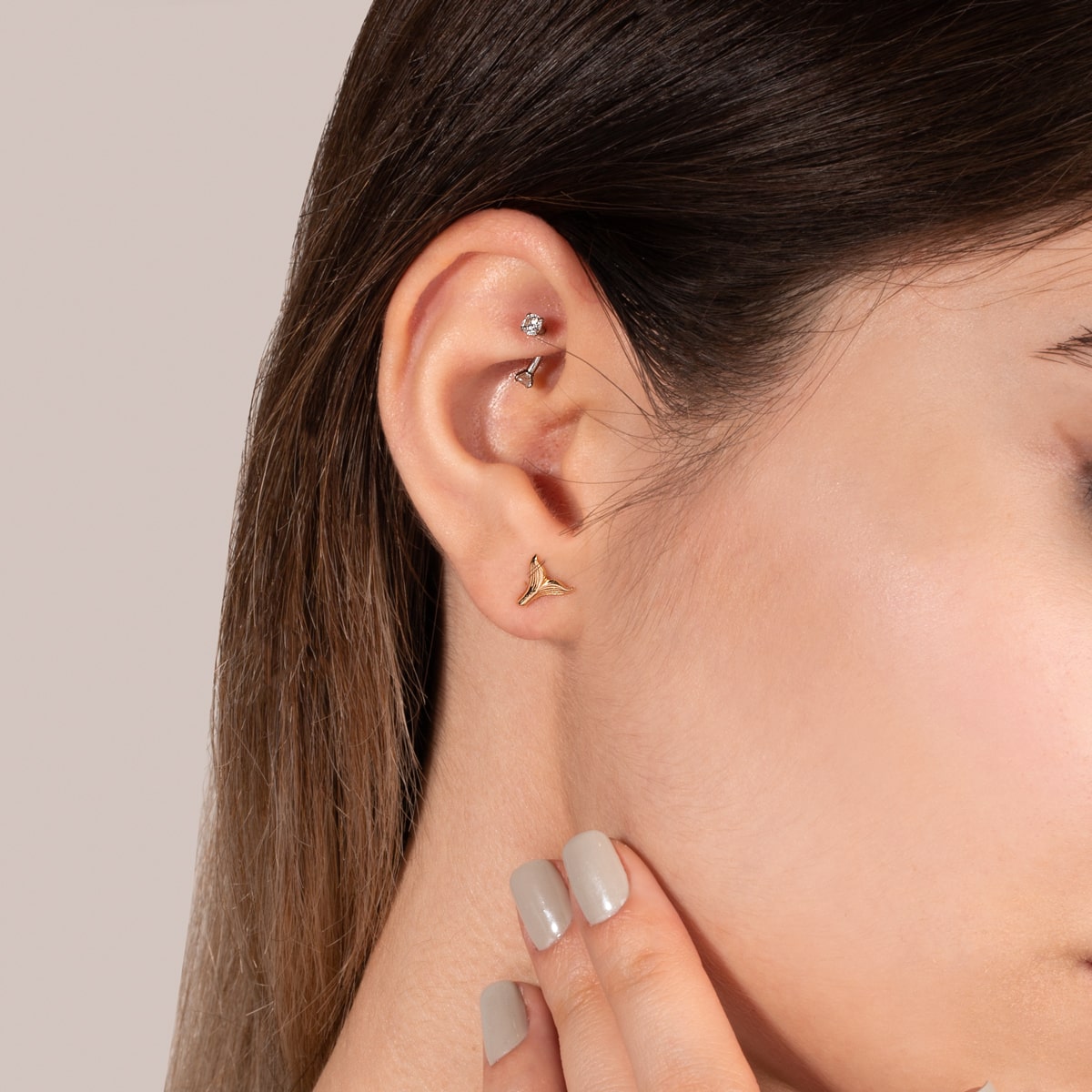 گوشواره طلا وال - تصویر 3