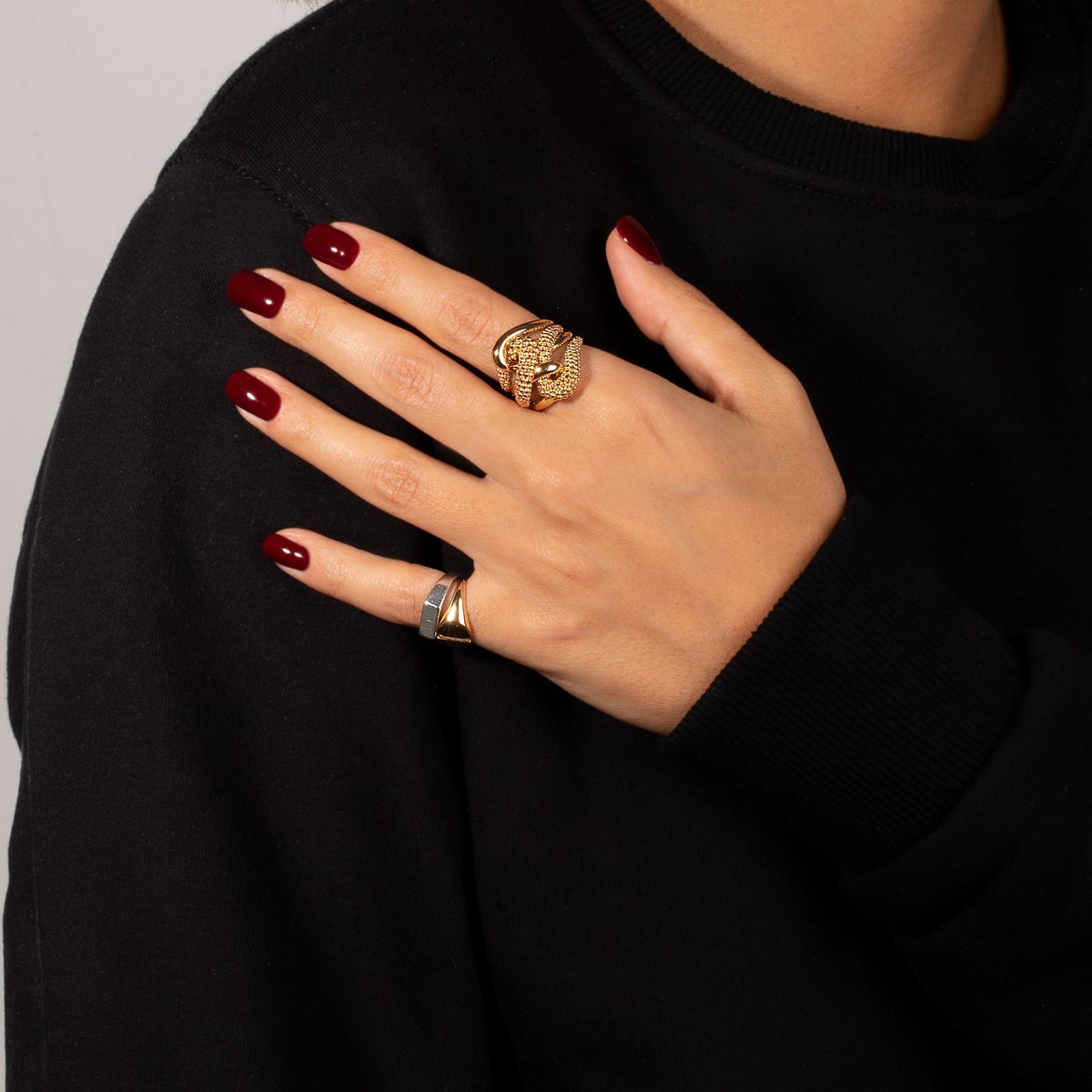 انگشتر طلا مارپیچ - تصویر 3