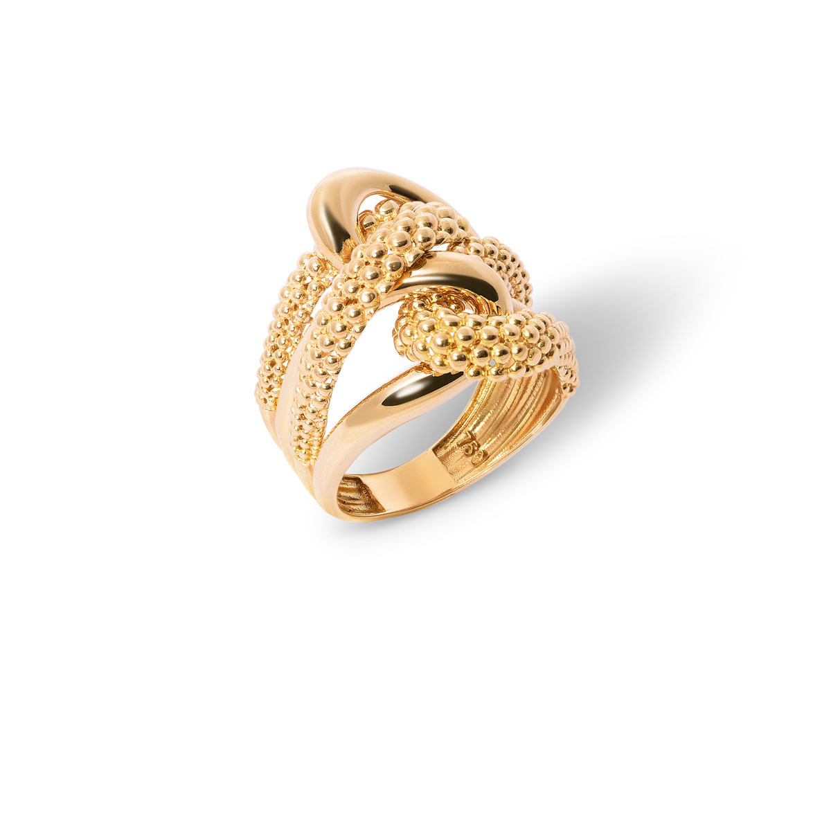 انگشتر طلا مارپیچ - تصویر 4