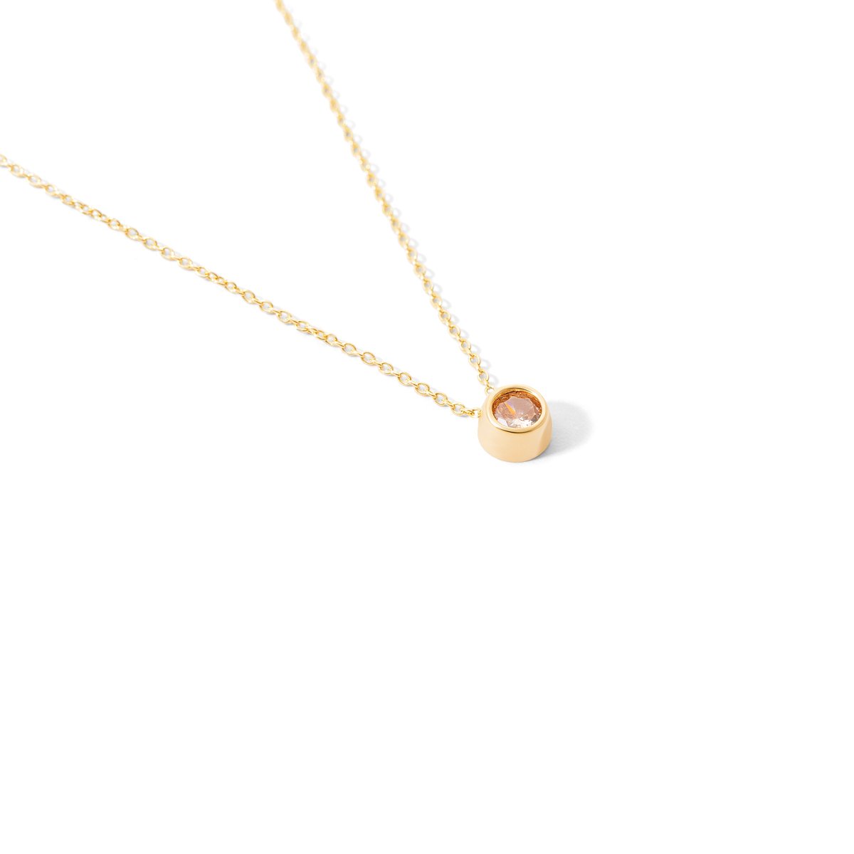 گردنبند طلا دایره نارملا طلایی