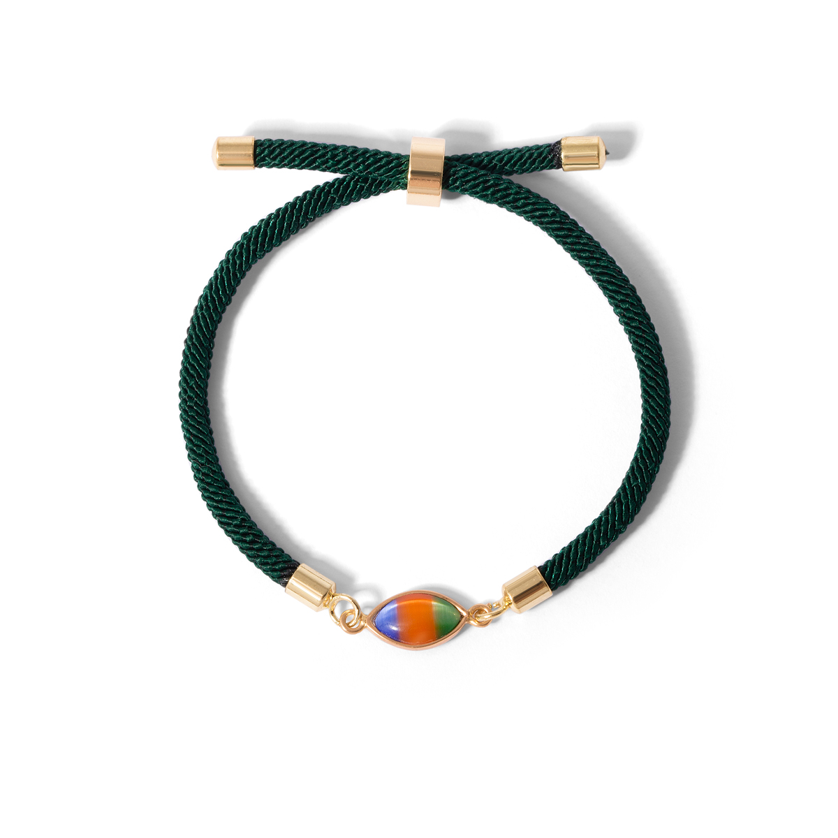 دستبند طلا بافت مهسان سبز - تصویر 3