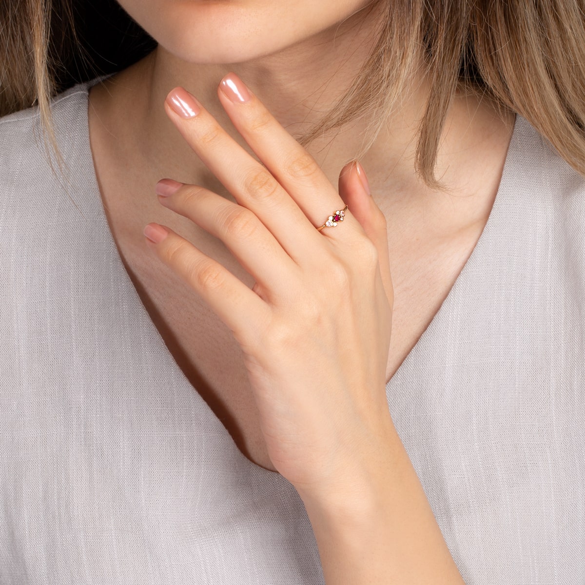 انگشتر طلا مینی ماوس - تصویر 3