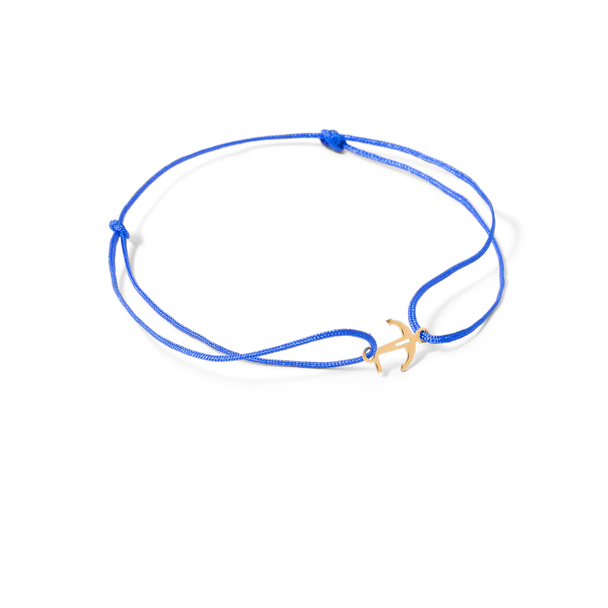 Anchor woven gold braceletg