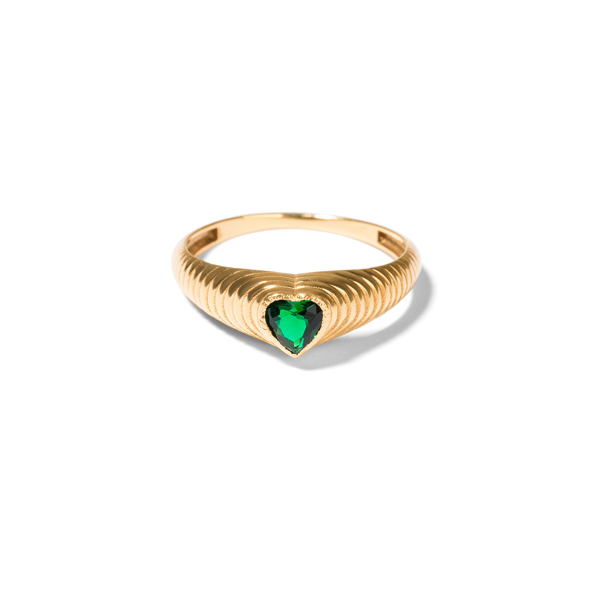 Aret heart gold ring g