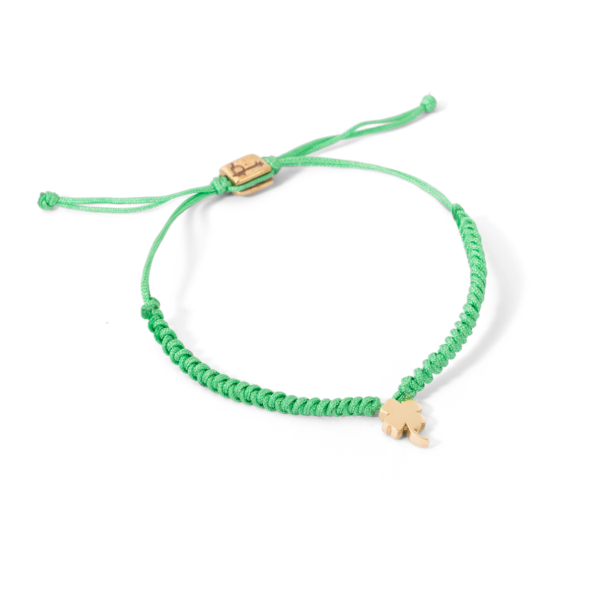 Clover woven gold bracelet G