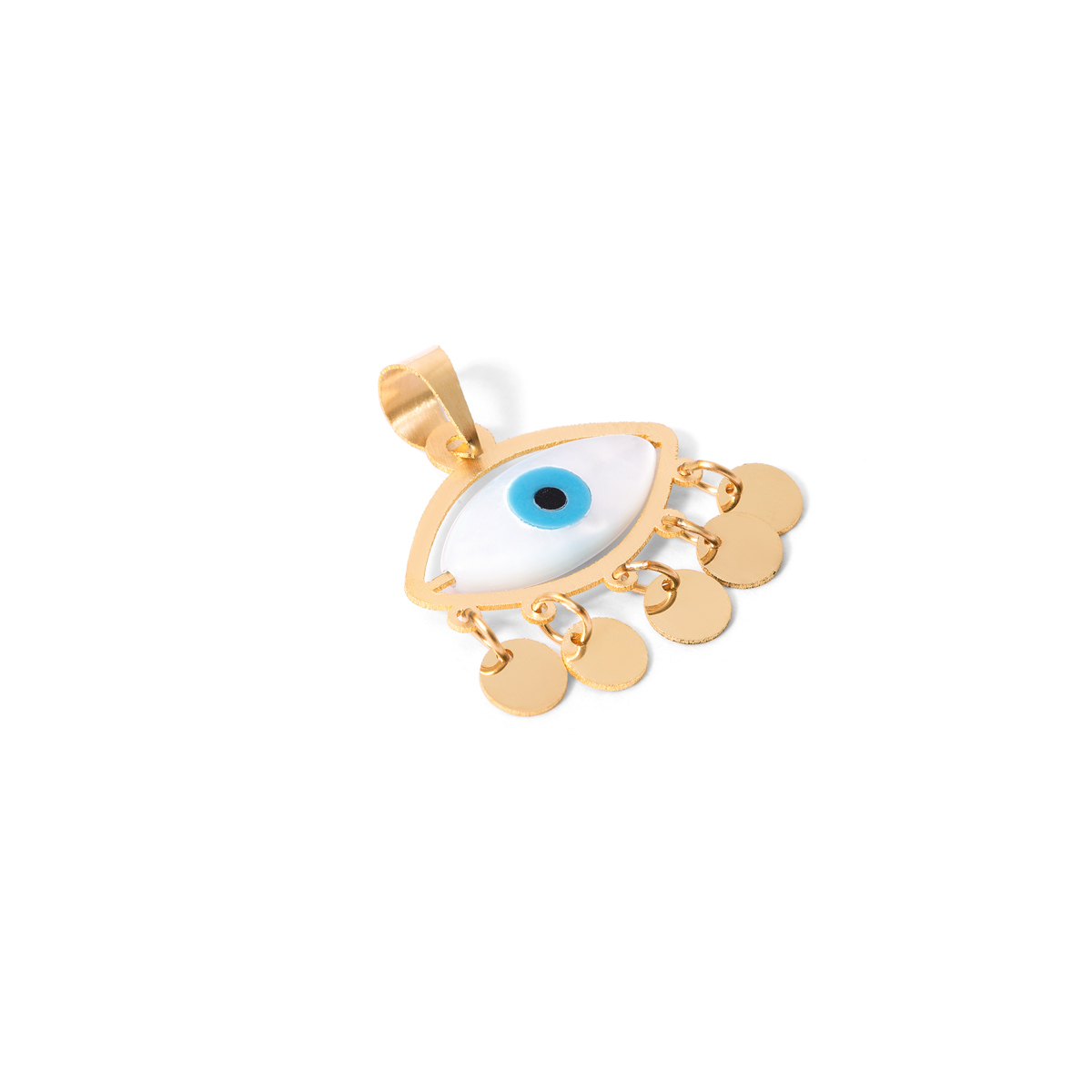 Gold pendant with sequins G