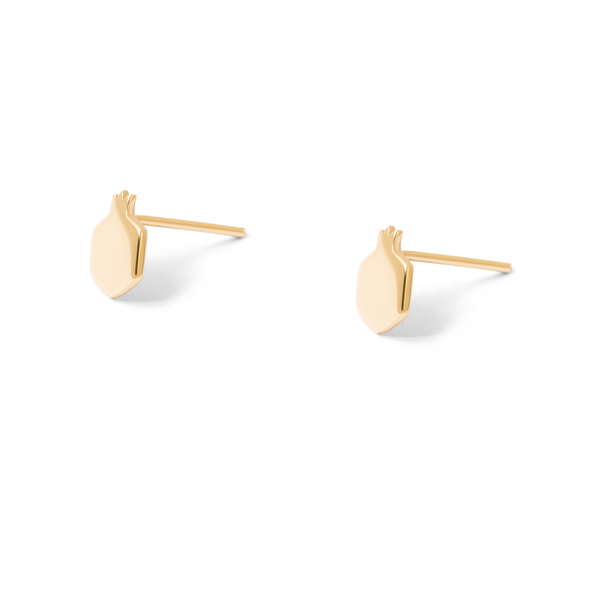 Pomegranate gold earrings G