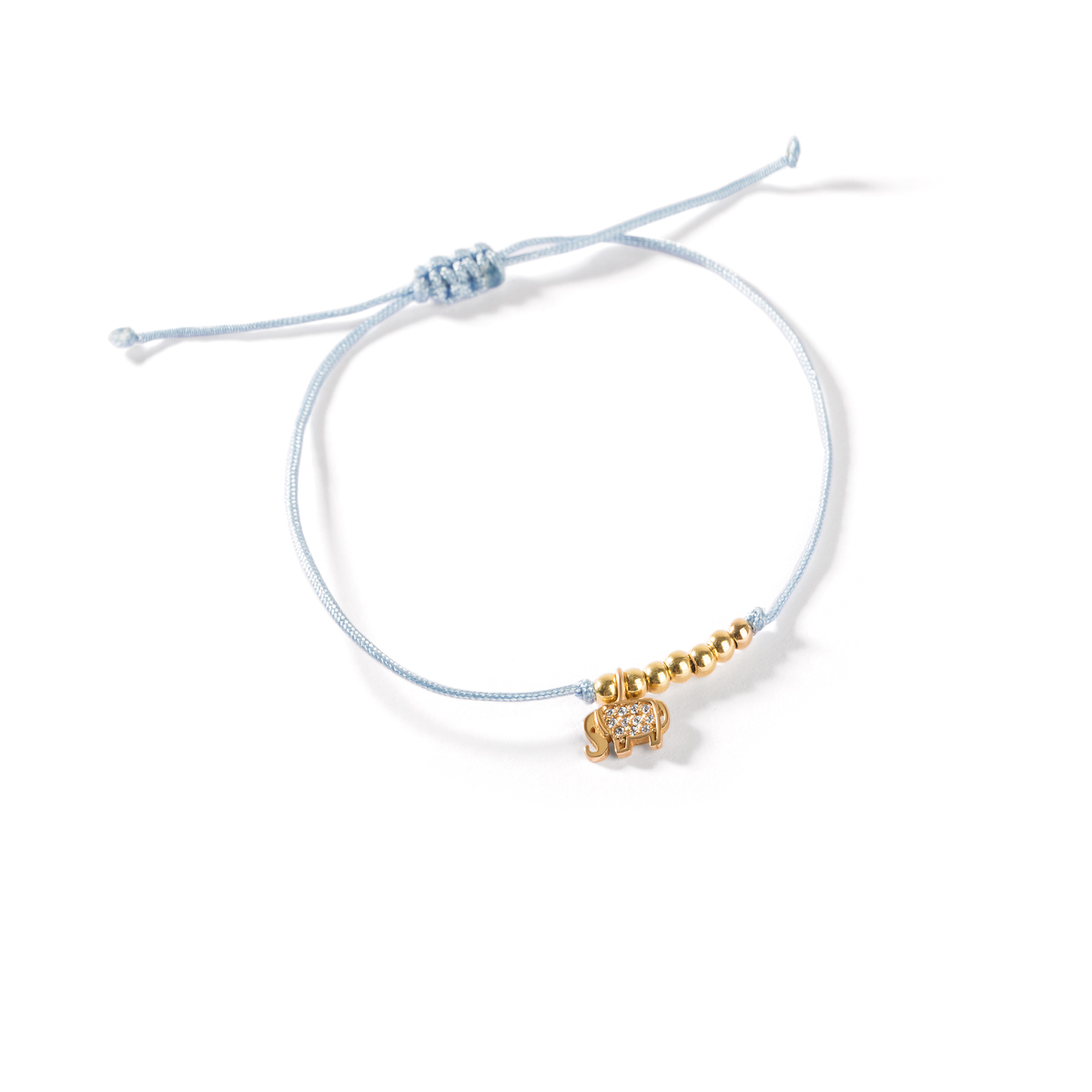 Elephant woven gold bracelet g