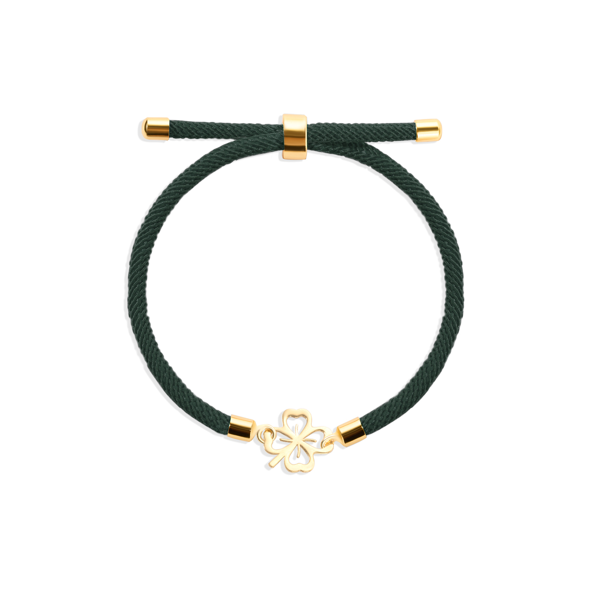 دستبند طلا بافت شبدر - تصویر 3