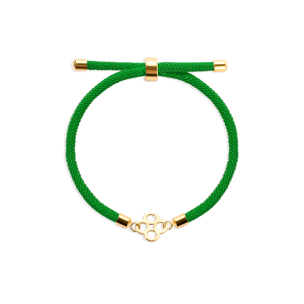 دستبند طلا بافت شبدر - تصویر 3