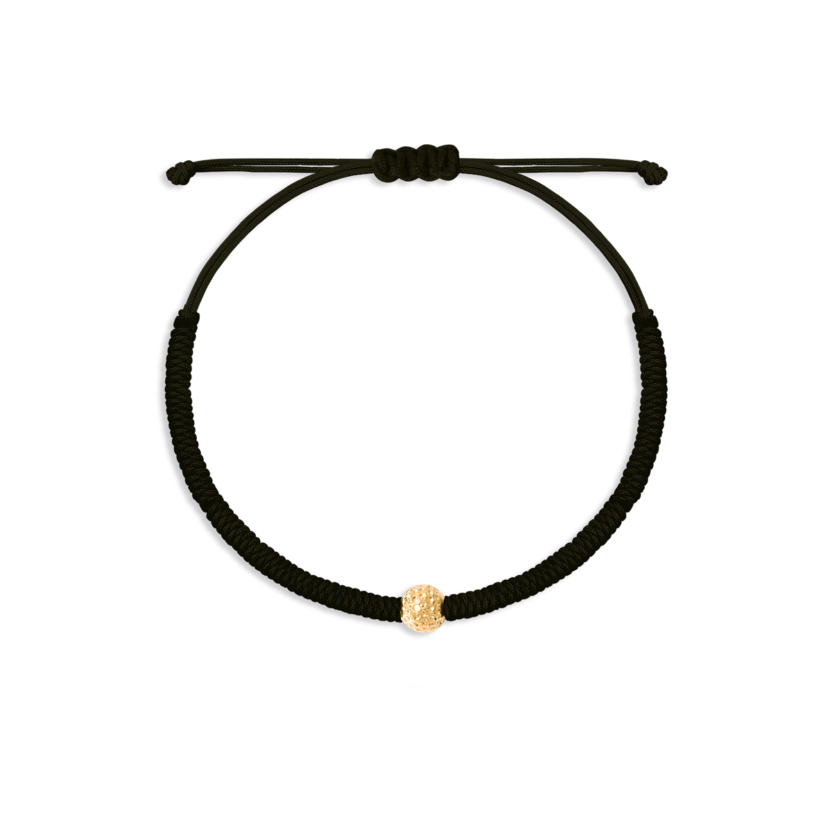 دستبند طلا بافت دایره لیو - تصویر 4