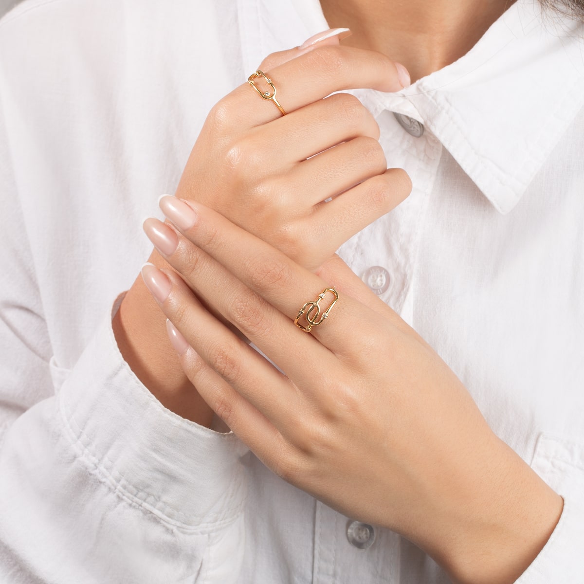 انگشتر طلا لیدا - تصویر 4