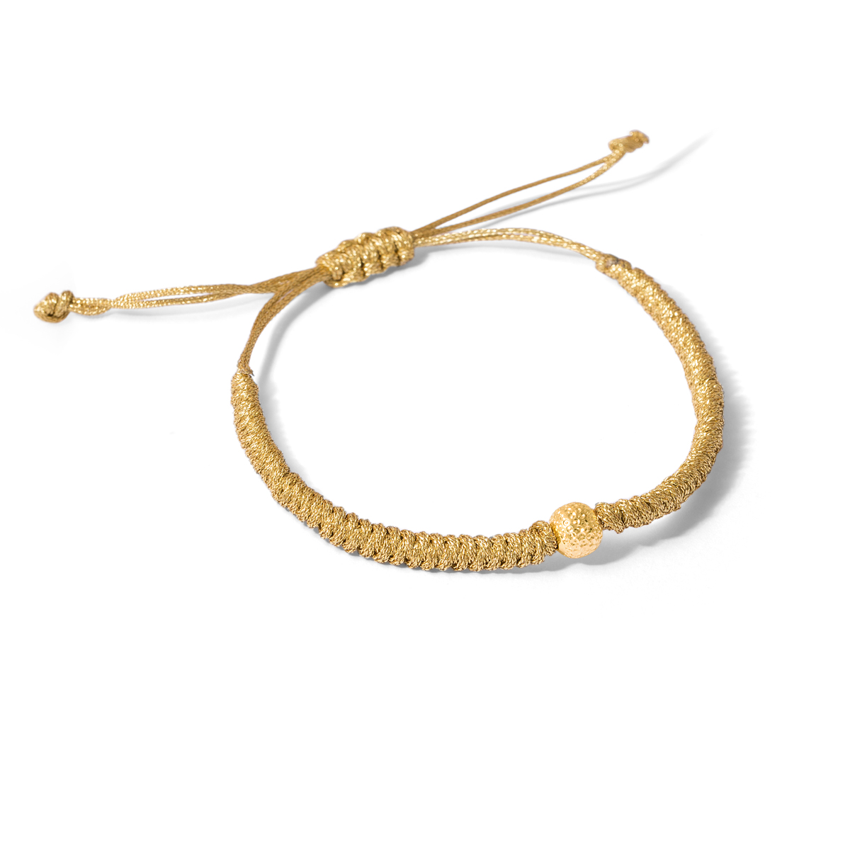 Liu circle woven gold bracelet g Liu circle woven gold bracelet g