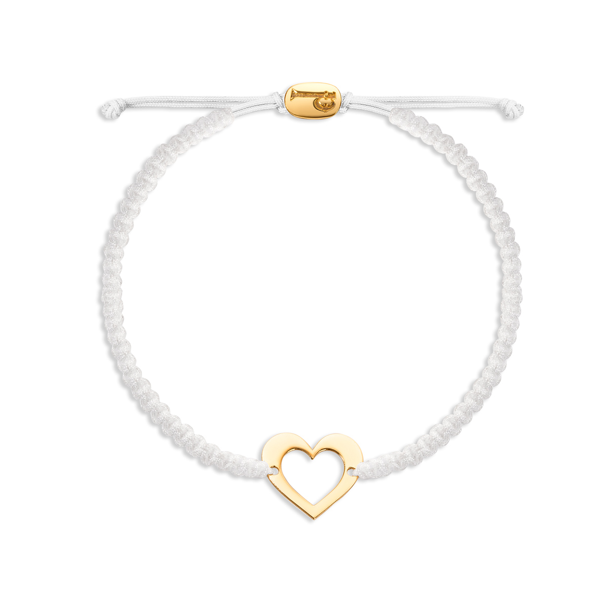 دستبند طلا بافت قلب - تصویر 3