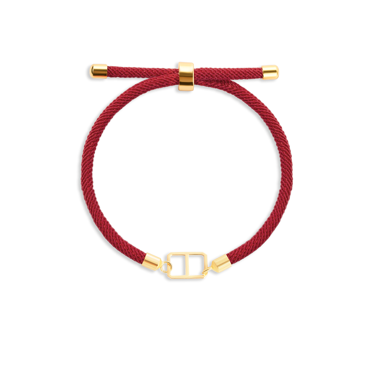 دستبند طلا بافت مستطیل