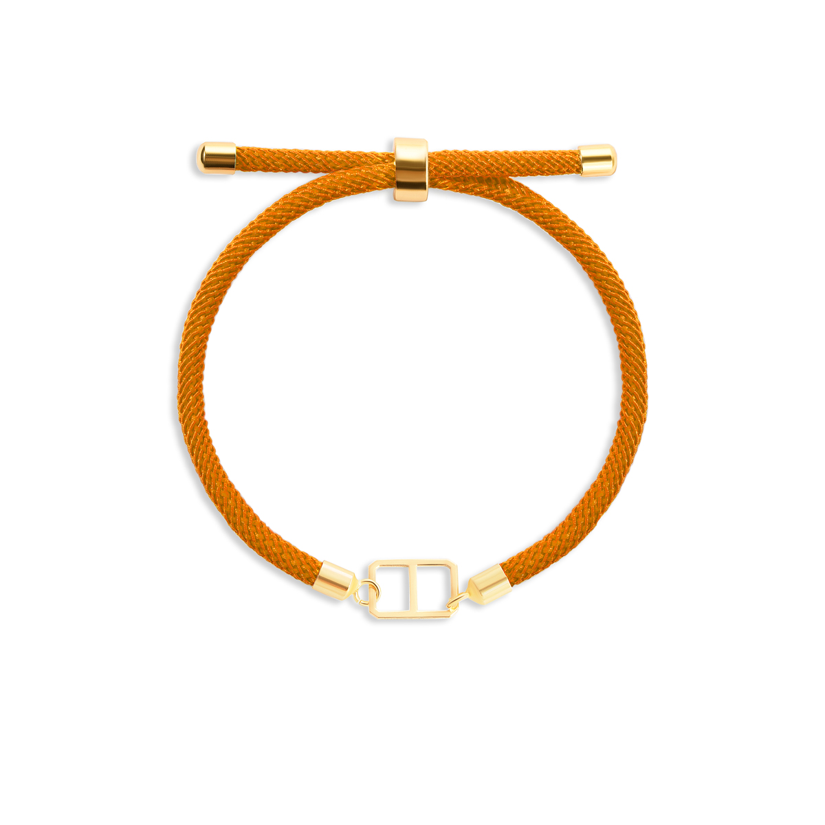 دستبند طلا بافت مستطیل - تصویر 3