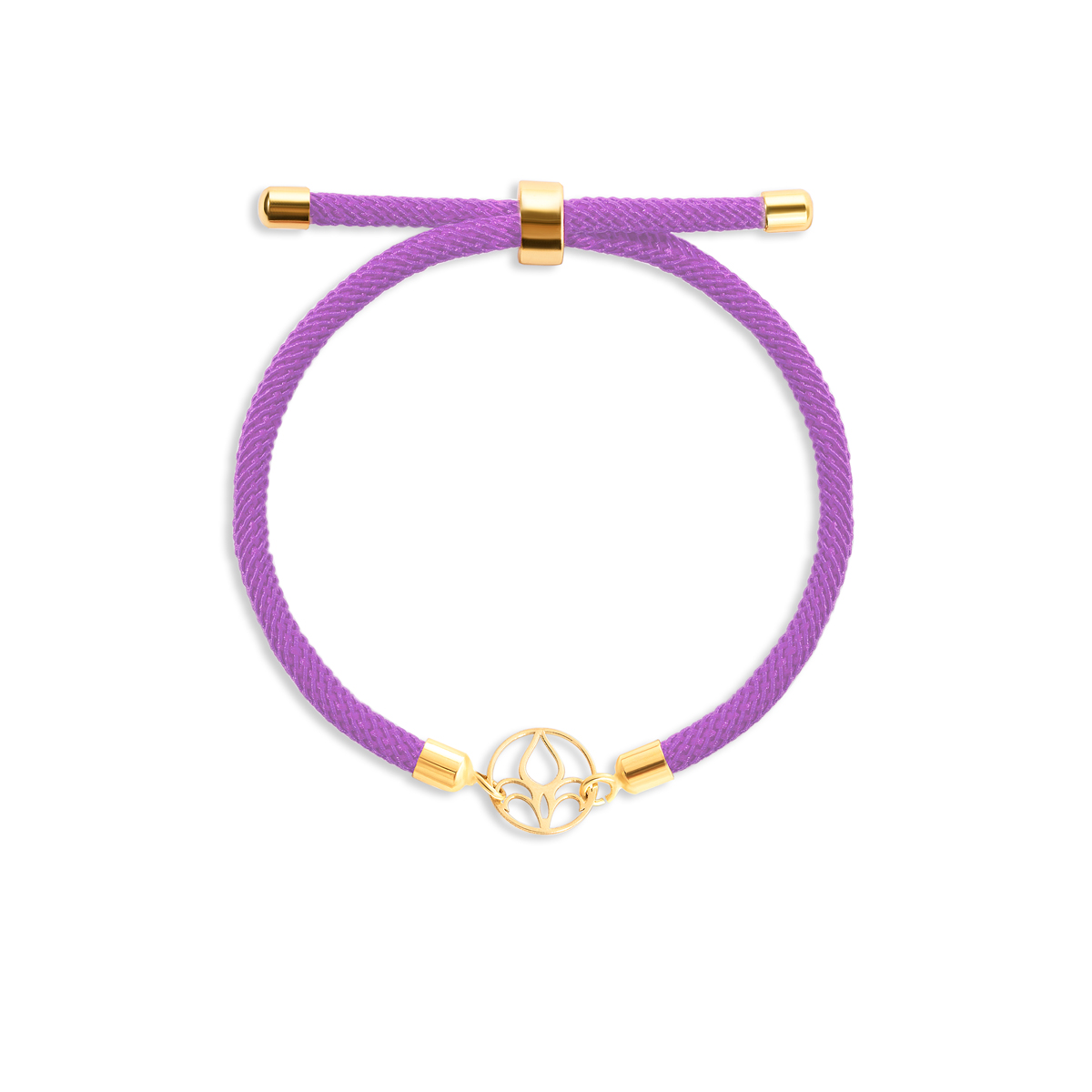 دستبند طلا بافت گل مونسترا - تصویر 3