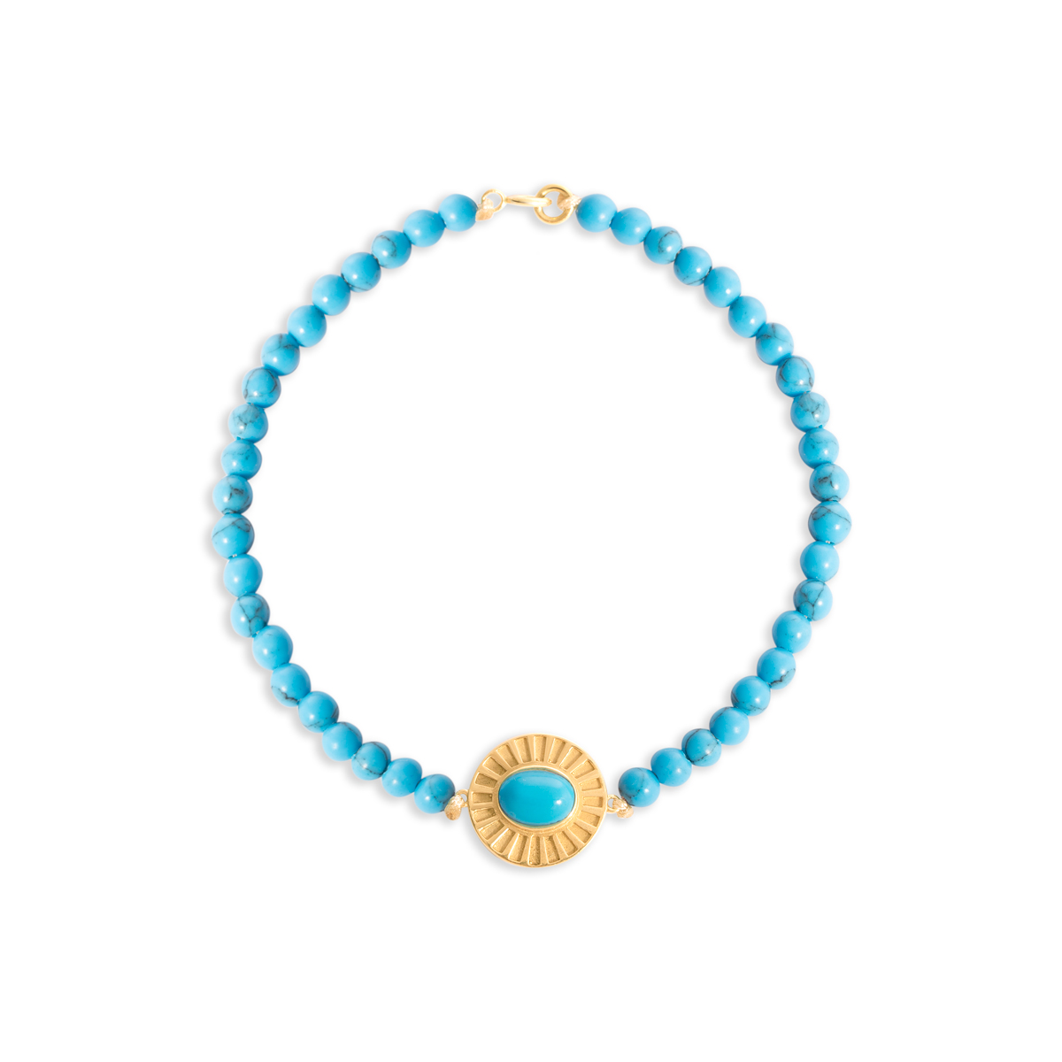 دستبند طلا سنگی مایا - تصویر 3