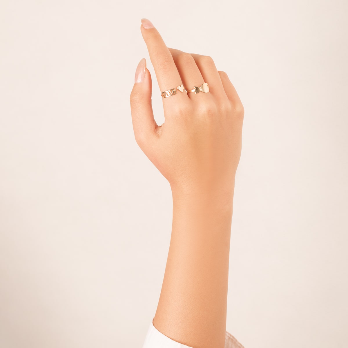 انگشتر طلا love you - تصویر 3
