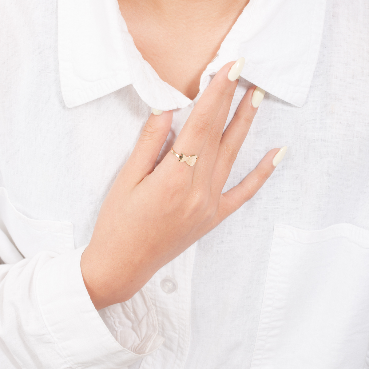 انگشتر طلا ماهی - تصویر 5