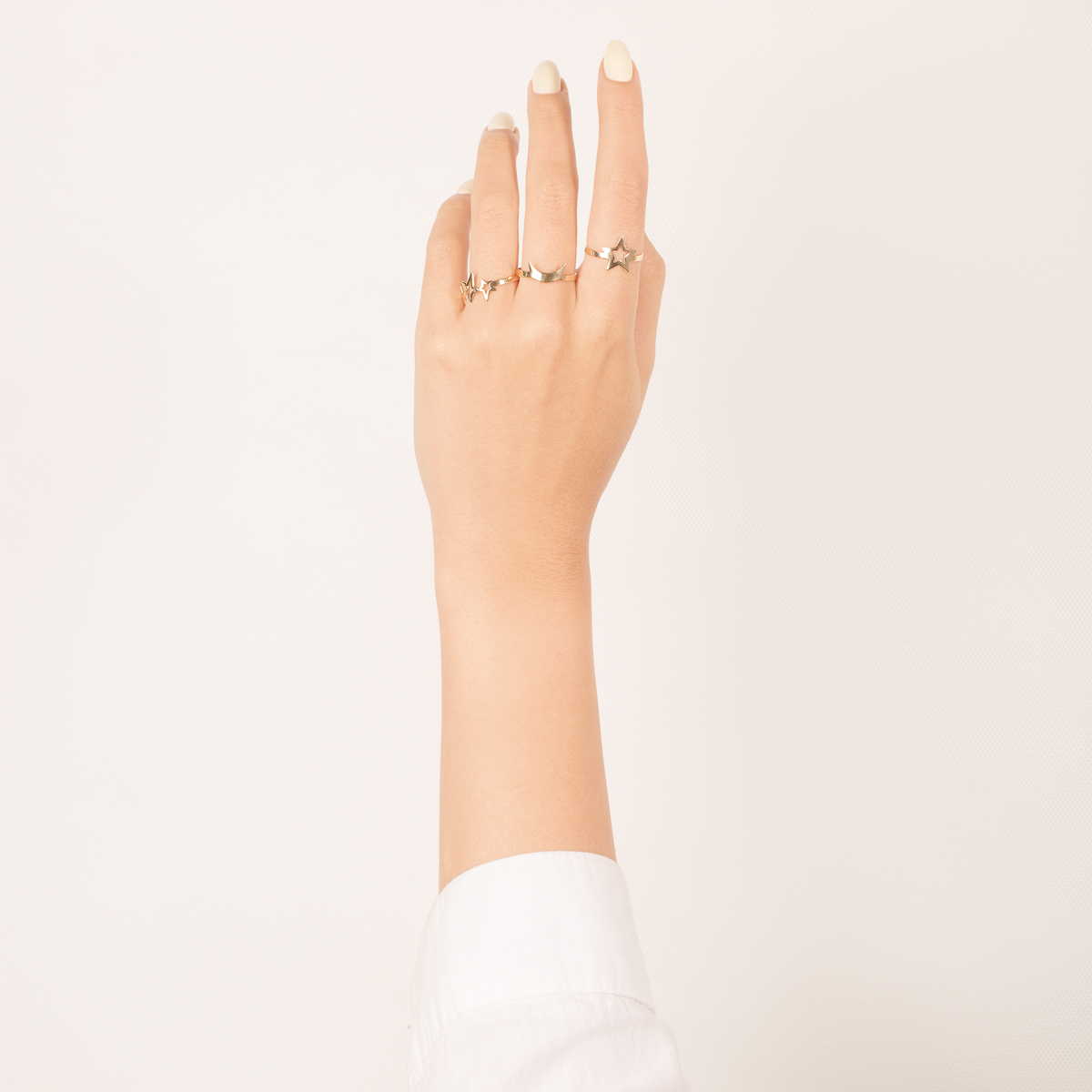 انگشتر طلا سه ستاره - تصویر 3